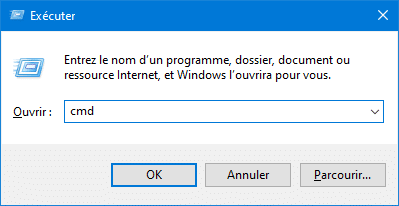 cmd ouvrir