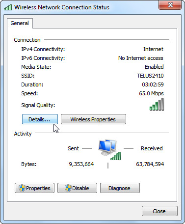 Local IP address